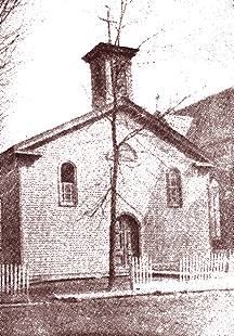 Photograph of the first Catholic church in Charleston