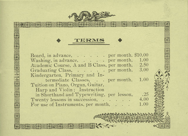 1892-1893 Commencement Program - Charleston Convent School