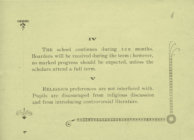 1892-1893 Commencement Program - Charleston Convent School