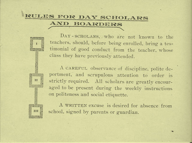 1892-1893 Commencement Program - Charleston Convent School